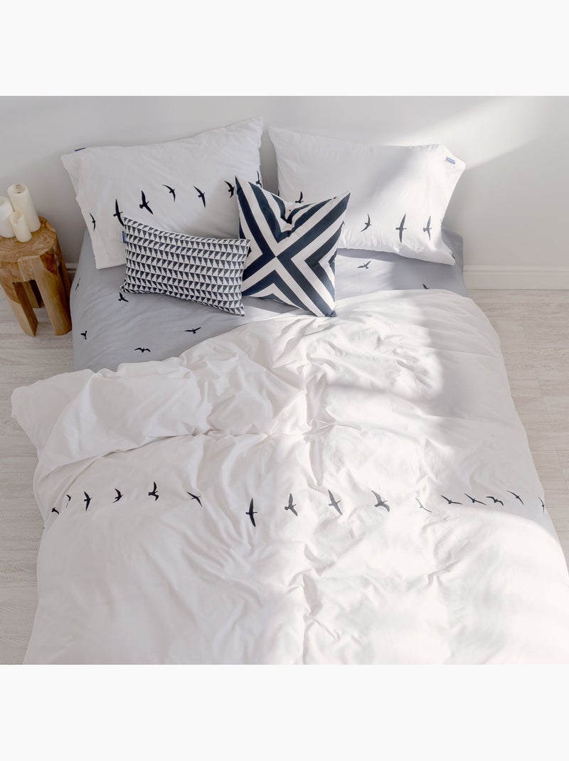 Housse de couette Trip "Happyfriday" Blanc - Kiabi