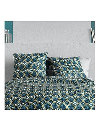 Housse de couette TRISKA + 2 taies coton 57 fils