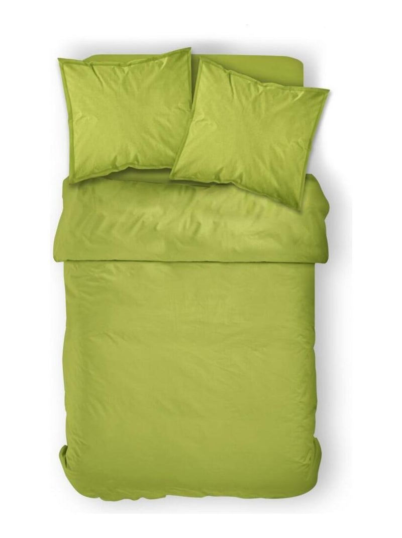 Housse de Couette uni Collection Bien-Etre Gris clair - Kiabi