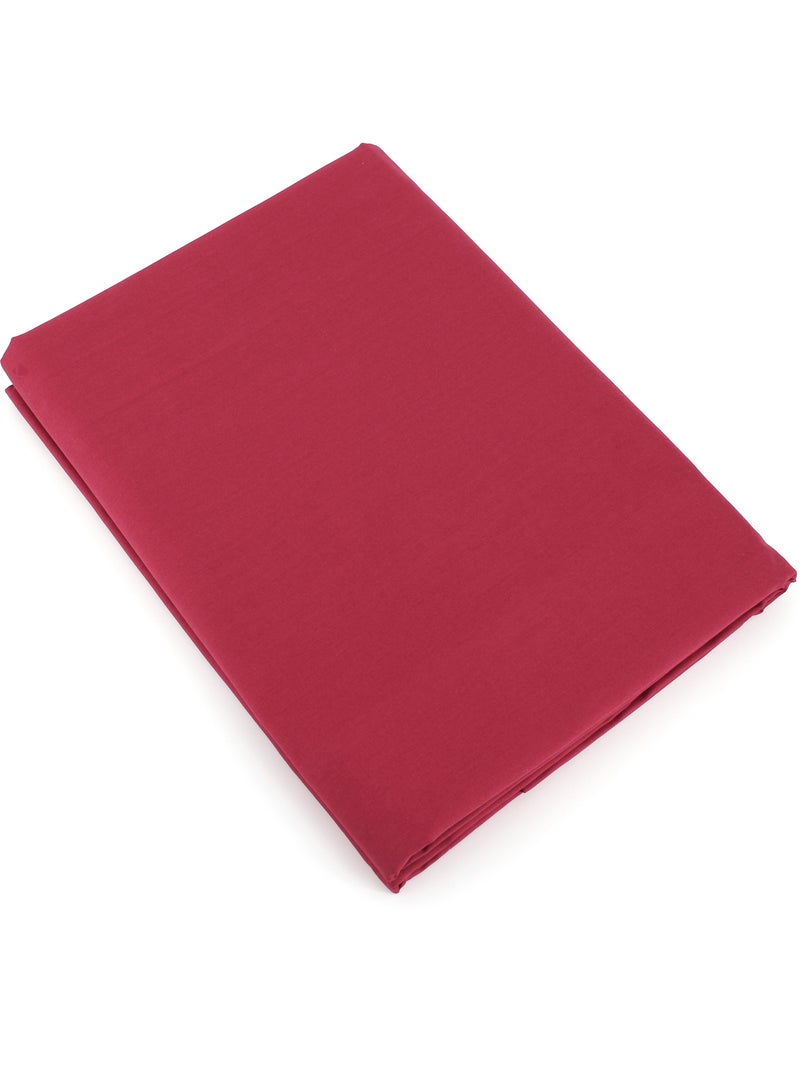 Housse de couette uni coton ALTO Bordeaux - Kiabi