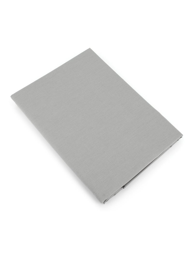 Housse de couette uni coton ALTO Gris - Kiabi