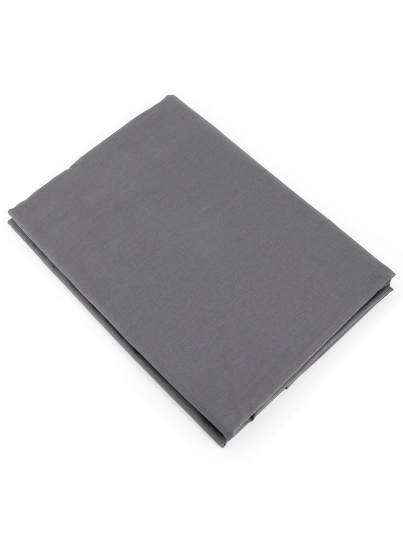 Housse de couette uni coton ALTO Gris foncé - Kiabi
