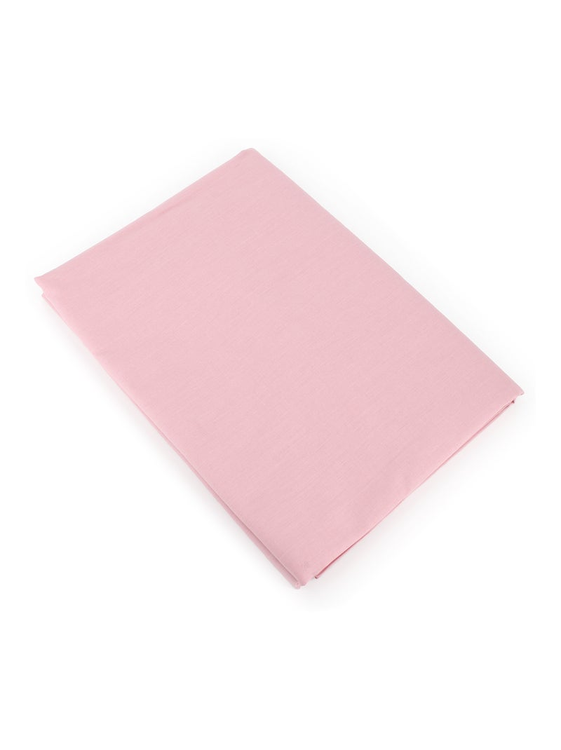 Housse de couette uni coton ALTO Rose pâle - Kiabi