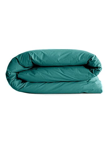 Housse de couette uni percale de coton MANOIR