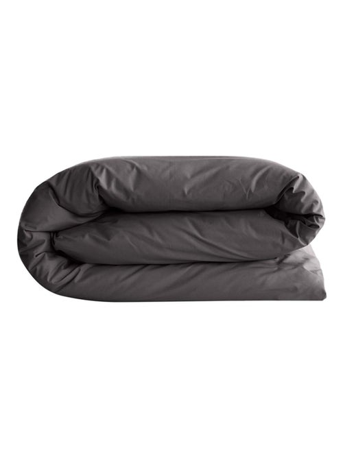 Housse de couette uni percale de coton MANOIR - Kiabi
