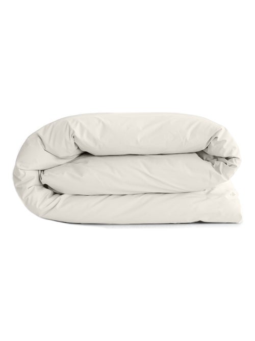 Housse de couette uni percale de coton MANOIR - Kiabi