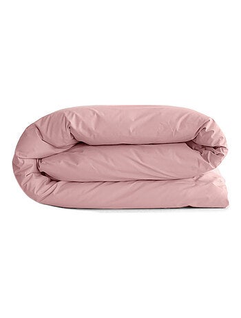 Housse de couette uni percale de coton MANOIR