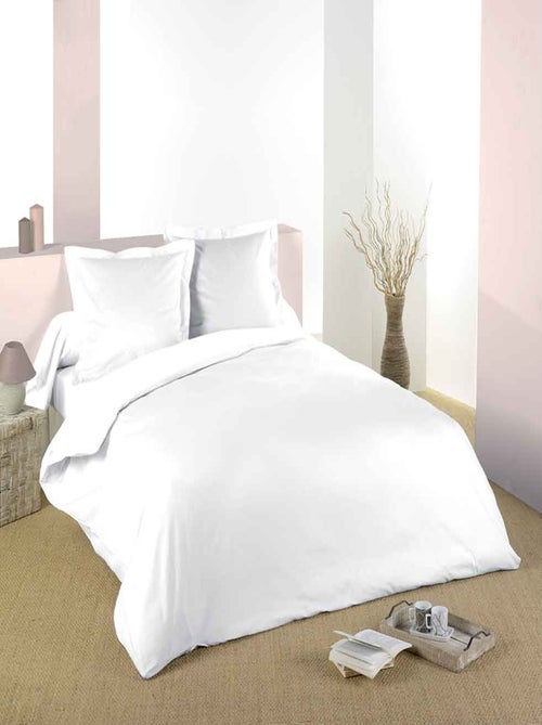 Housse de couette unie en coton - Kiabi Housse de couette unie en coton - Kiabi