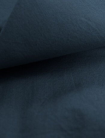 Housse de couette unie en coton, COTON LAVÉ