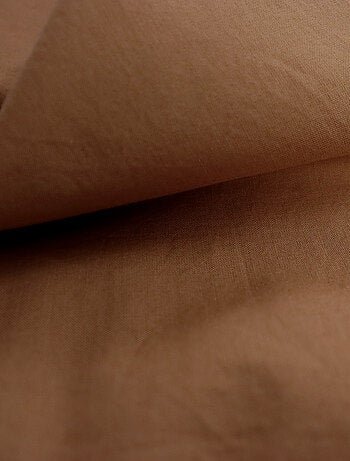 Housse de couette unie en coton, COTON LAVÉ