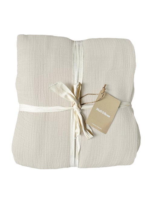 Housse de couette unie en coton, GAZE DE COTON - Kiabi Housse de couette unie en coton, GAZE DE COTON - Kiabi