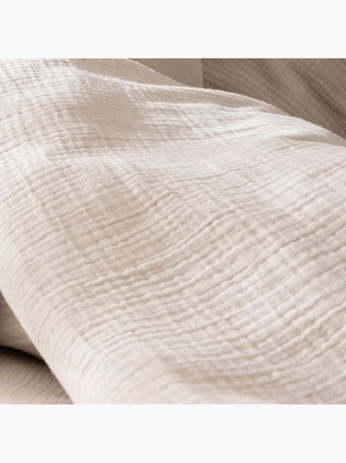 Housse de couette unie en coton, GAZE DE COTON - Kiabi Housse de couette unie en coton, GAZE DE COTON - Kiabi