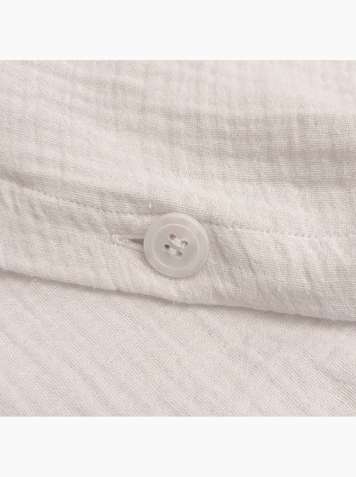 Housse de couette unie en coton, GAZE DE COTON - Kiabi Housse de couette unie en coton, GAZE DE COTON - Kiabi
