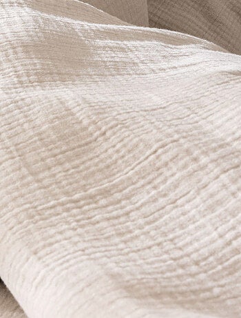 Housse de couette unie en coton, GAZE DE COTON