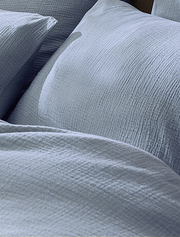 Housse de couette unie en coton, GAZE DE COTON