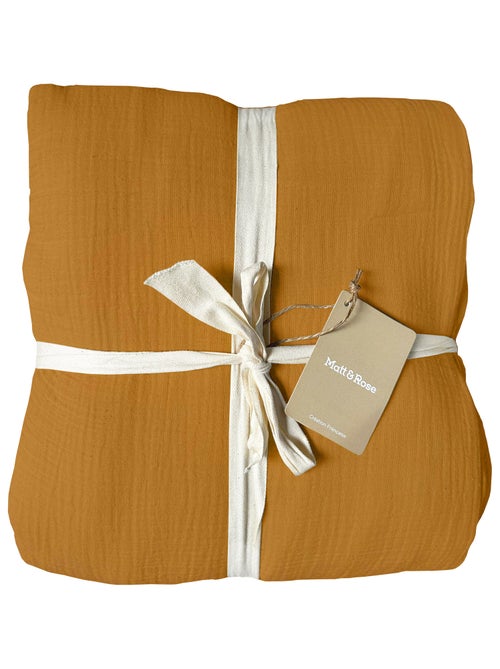 Housse de couette unie en coton, GAZE DE COTON - Kiabi Housse de couette unie en coton, GAZE DE COTON - Kiabi