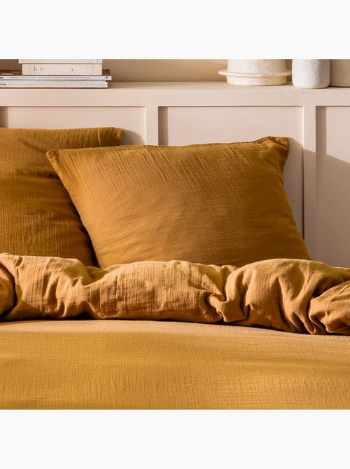 Housse de couette unie en coton, GAZE DE COTON - Kiabi Housse de couette unie en coton, GAZE DE COTON - Kiabi