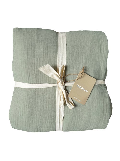 Housse de couette unie en coton, GAZE DE COTON - Kiabi Housse de couette unie en coton, GAZE DE COTON - Kiabi