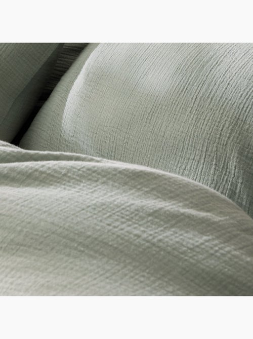 Housse de couette unie en coton, GAZE DE COTON - Kiabi Housse de couette unie en coton, GAZE DE COTON - Kiabi