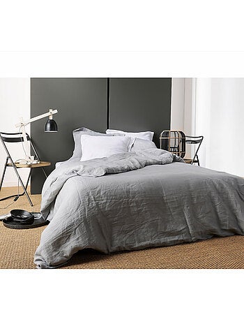 Housse de Couette Unie en Lin