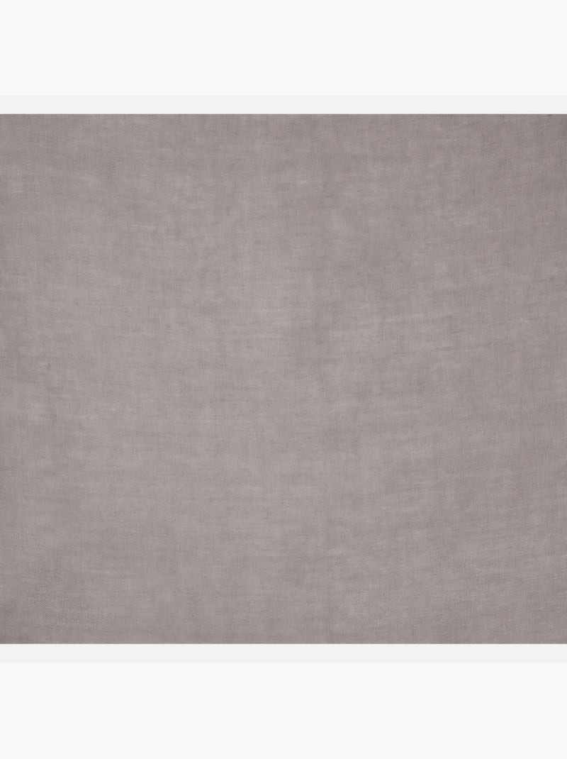 Housse de Couette Unie en Lin Gris clair - Kiabi