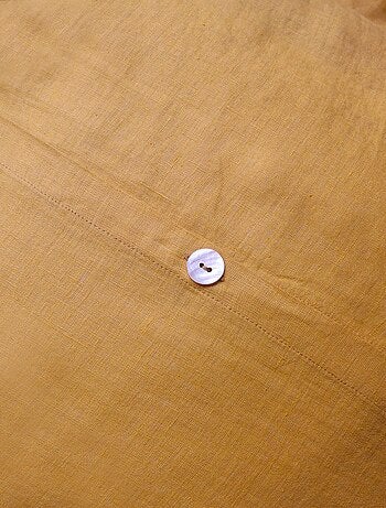 Housse de couette unie en lin, LIN LAVÉ