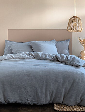Housse de couette unie en lin, PASSION LIN