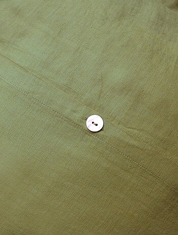 Housse de couette unie en lin, PASSION LIN