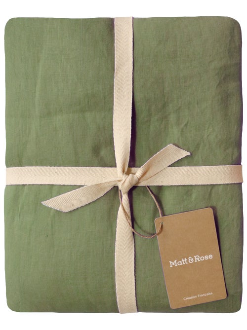Housse de couette unie en lin, PASSION LIN - Kiabi