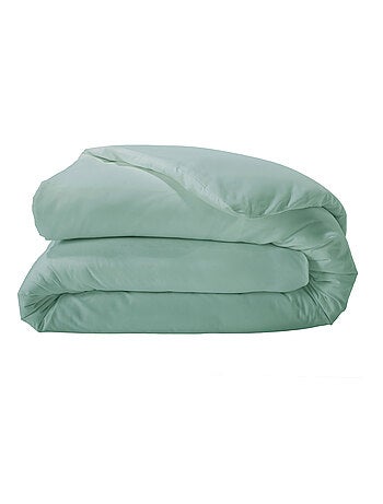 Housse de couette unie en percale de coton