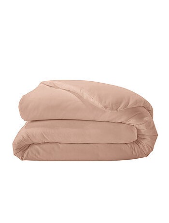 Housse de couette unie en percale de coton