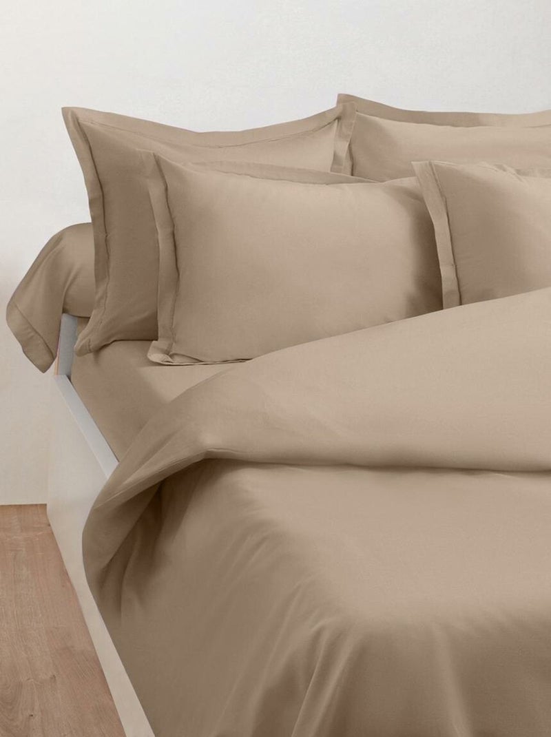 Housse de couette unie Gris - Kiabi