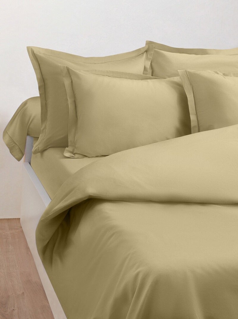 Housse de couette unie Vert - Kiabi