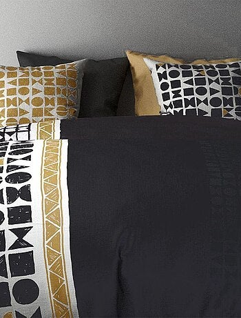 Housse de couette Union + taie(s) coton 57 fils