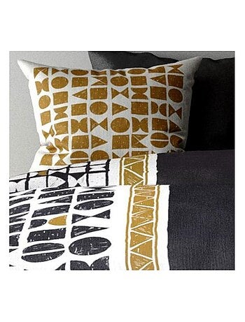 Housse de couette Union + taie(s) coton 57 fils