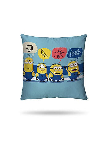 Housse de couette Universal Minions 140x200 cm - 100% Coton - Bleu