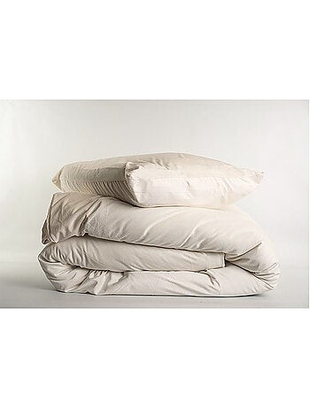 Parure de lit en velours uni