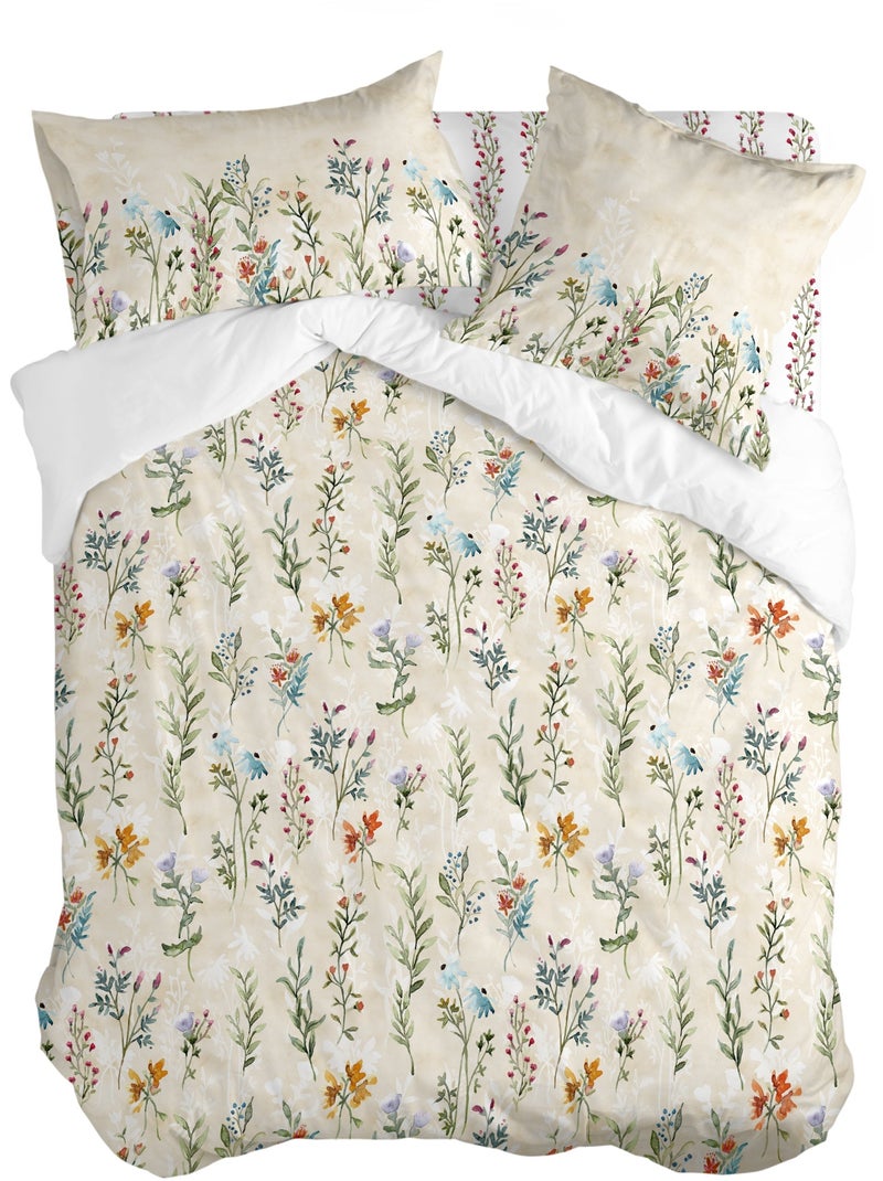 Housse de couette Vernazza "Happyfriday" Blanc - Kiabi