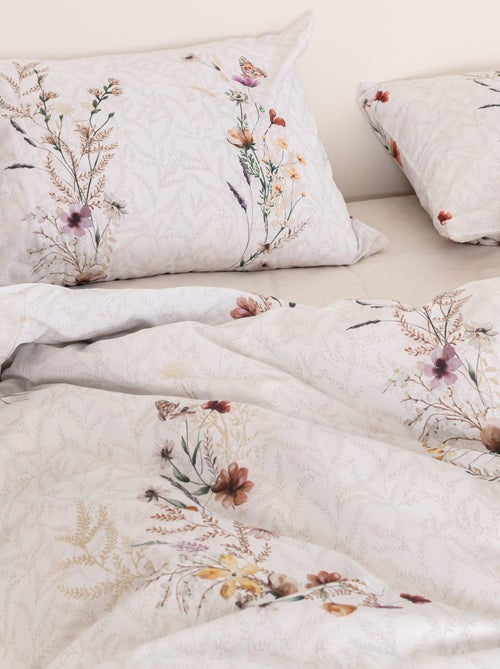 Housse de couette Wild flowers "Happyfriday" - Kiabi