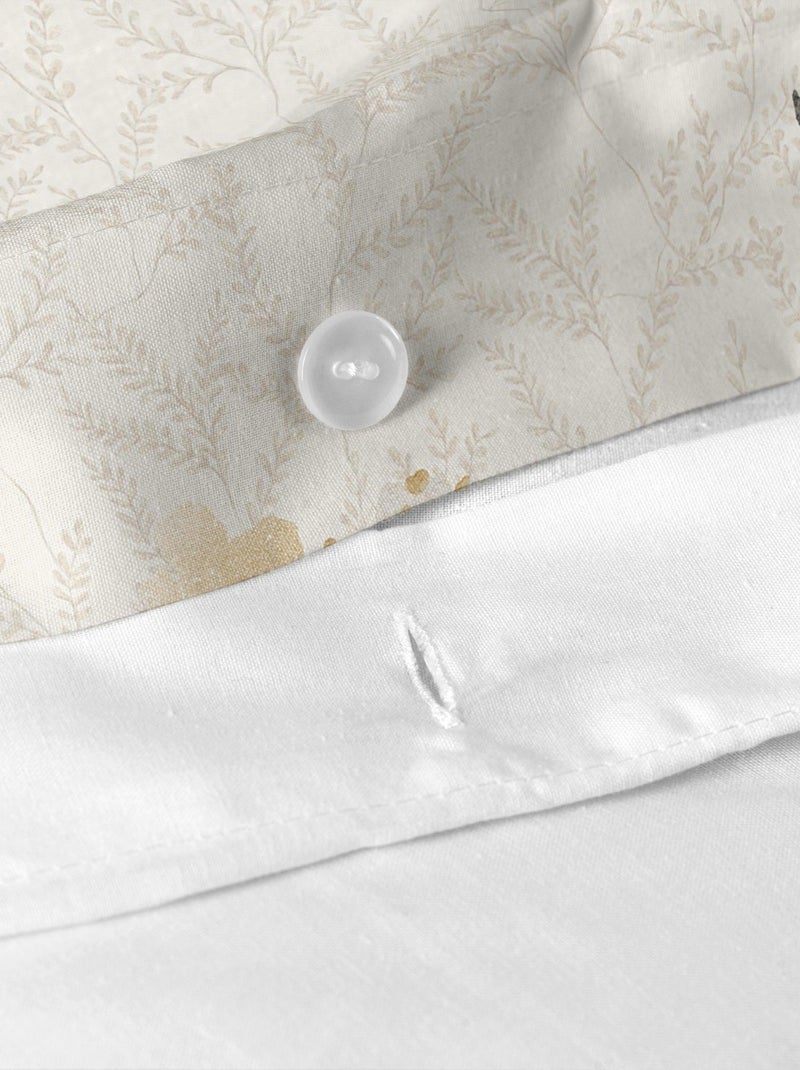 Housse de couette Wild flowers "Happyfriday" Blanc - Kiabi