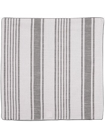Housse de coussin - Effet rayures d'antan