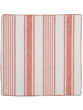 Housse de coussin - Effet rayures d'antan
