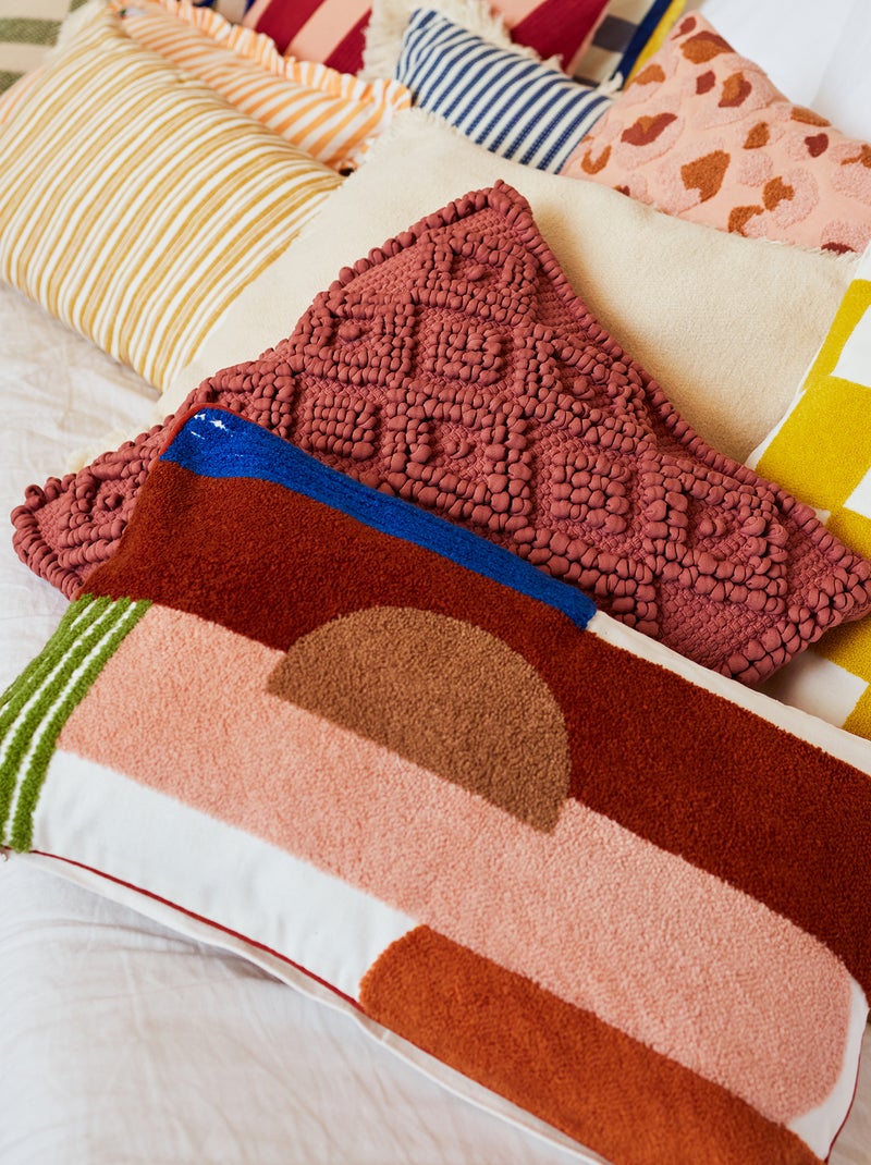 Housse de coussin 30 x 50 cm - Kiabi Home Multicolor - Kiabi