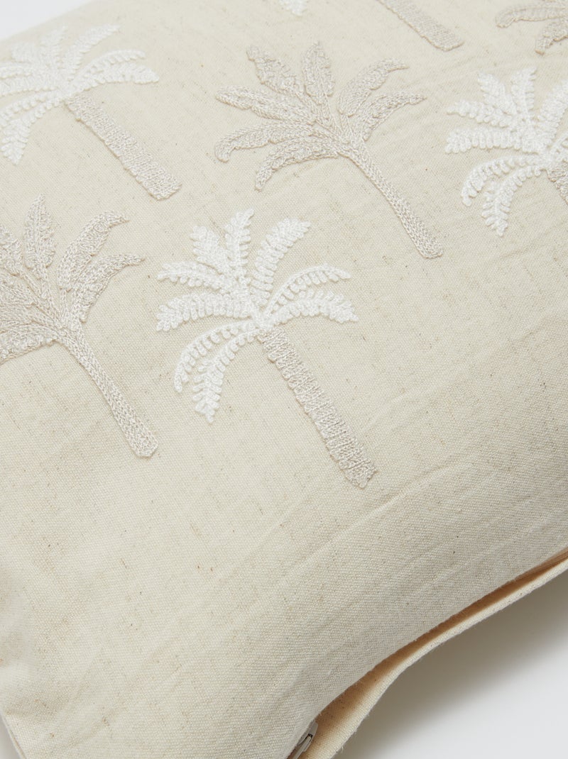 Housse de coussin (30x50 cm) en lin mélangé - Kiabi Home Beige - Kiabi