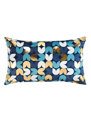 Lot De 2 Housses De Coussin 30x50 Cm - Tissu Lin Polyester, Motif Abstrait - Pour Canapé, Salon, Jardin
