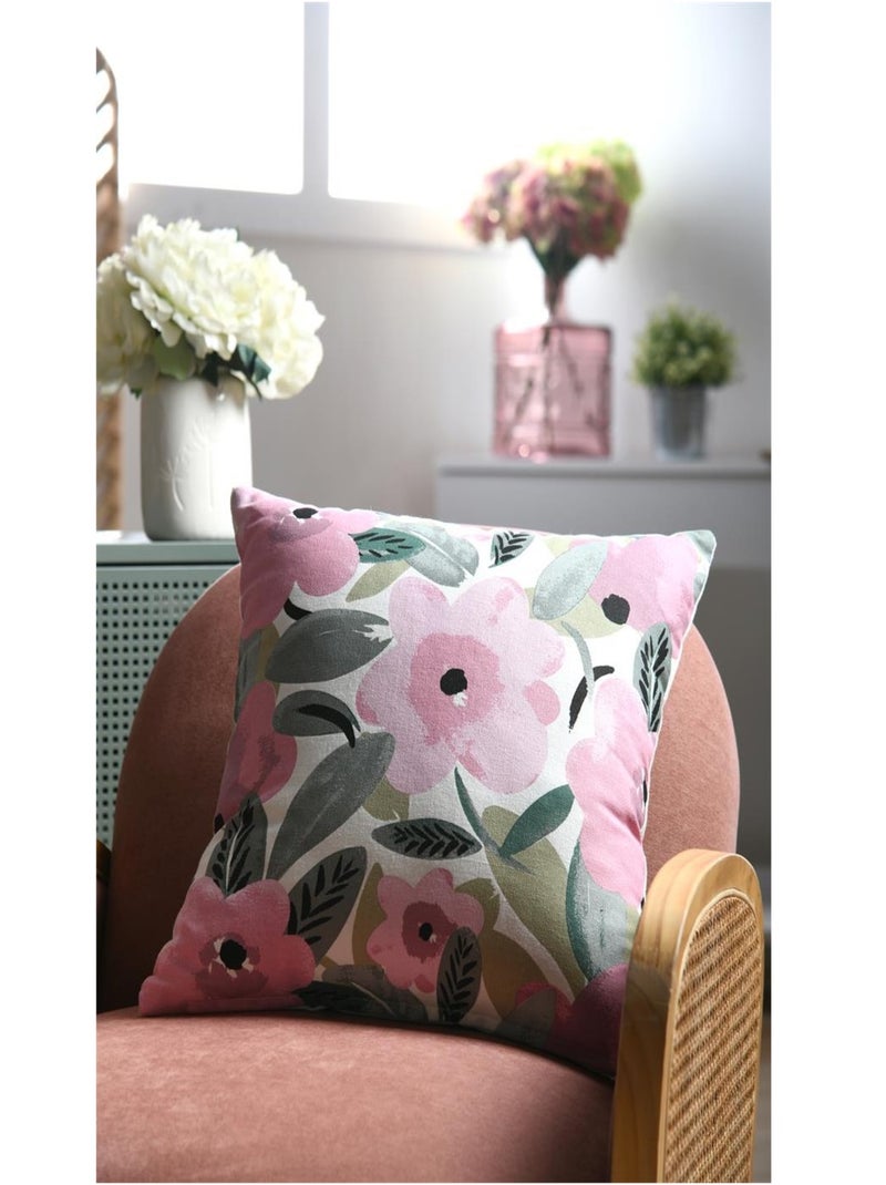 Housse de coussin 40 x 40 cm Germaine Vert - Kiabi