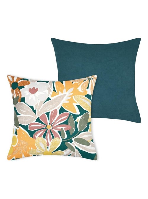 Housse de coussin 40 x 40 cm Maria floral - Kiabi