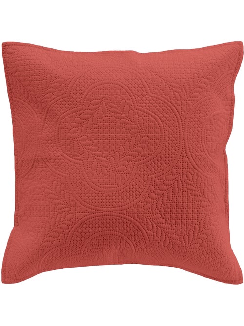 Housse de Coussin 40 x 40 cm Romano terracotta - Kiabi