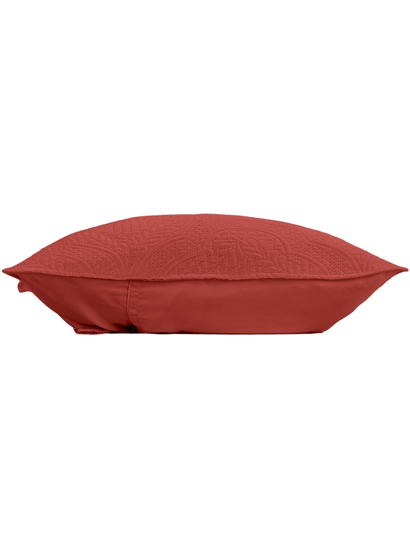 Housse de Coussin 40 x 40 cm Romano terracotta Terracotta - Kiabi