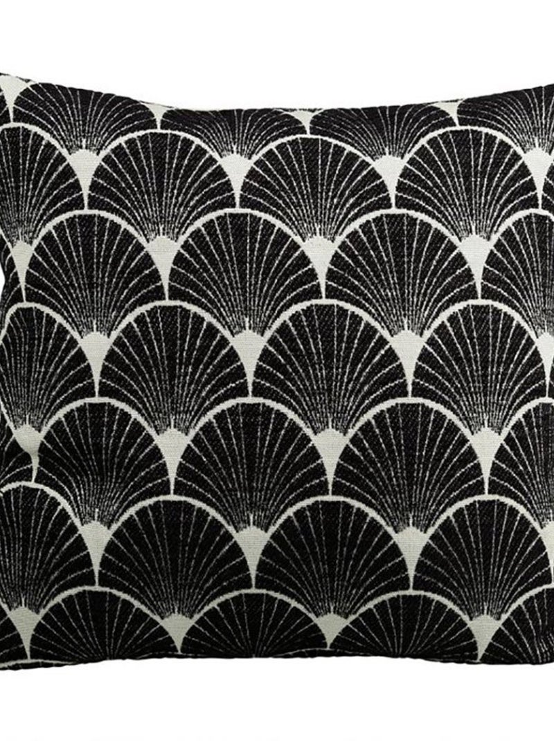 Housse de coussin 40x40 cm Asia Noir - Kiabi